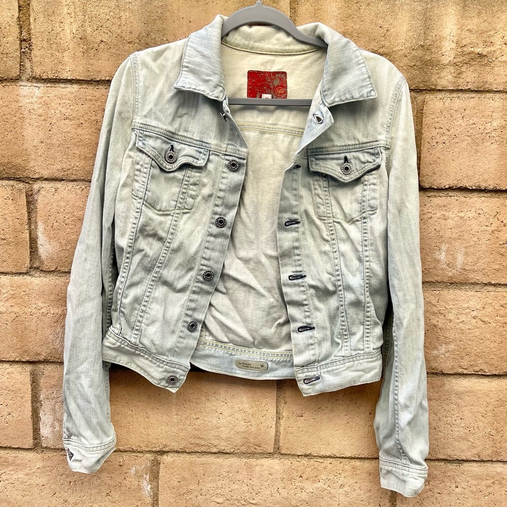 AG Adriano Goldschmied Light Blue Jean Jacket